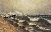 Hirst, Claude Raguet Seascape painting